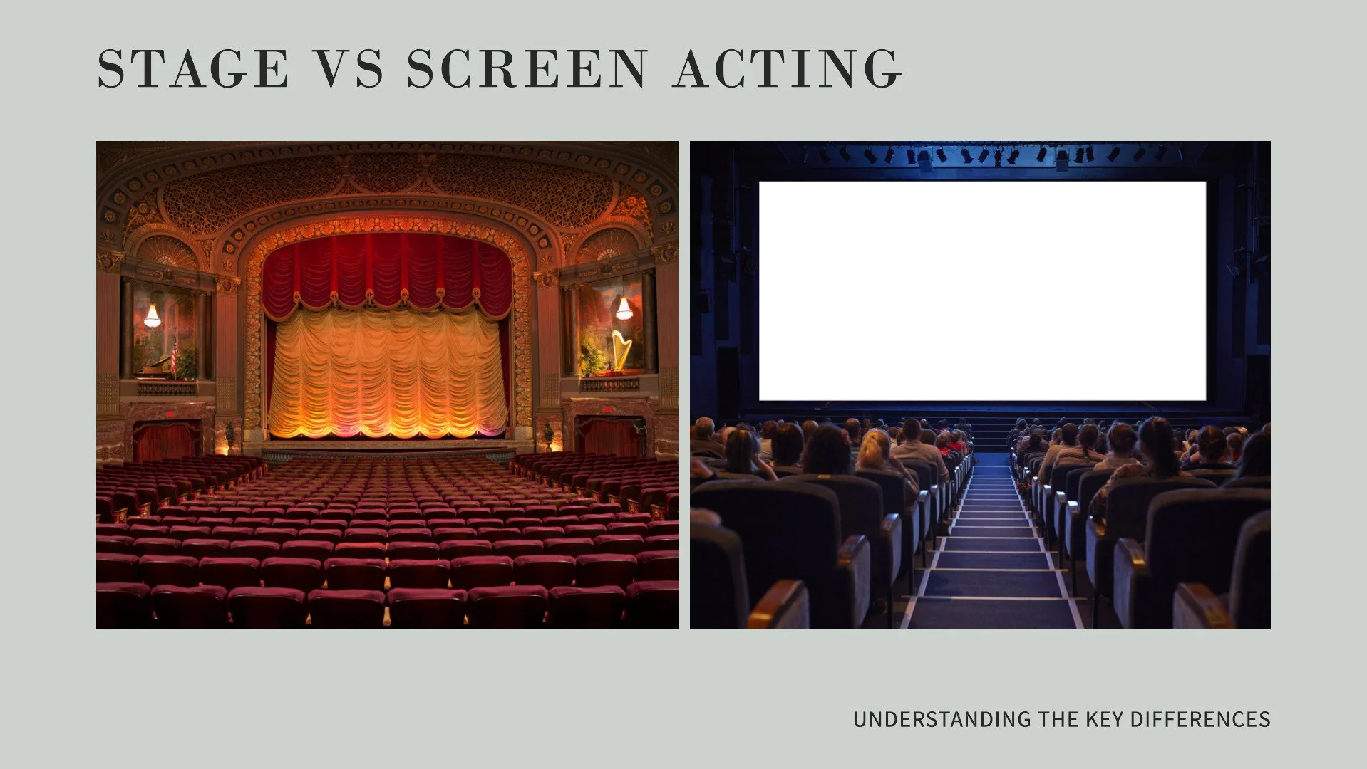 Stage Vs Screen Acting Understanding The Key Differences