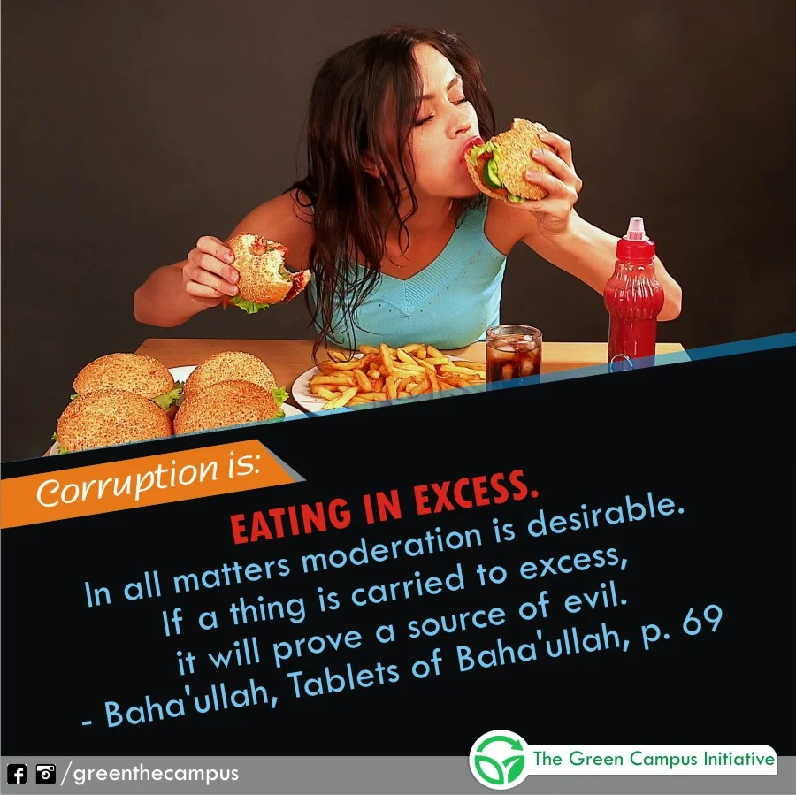 Corruption is eating in excess