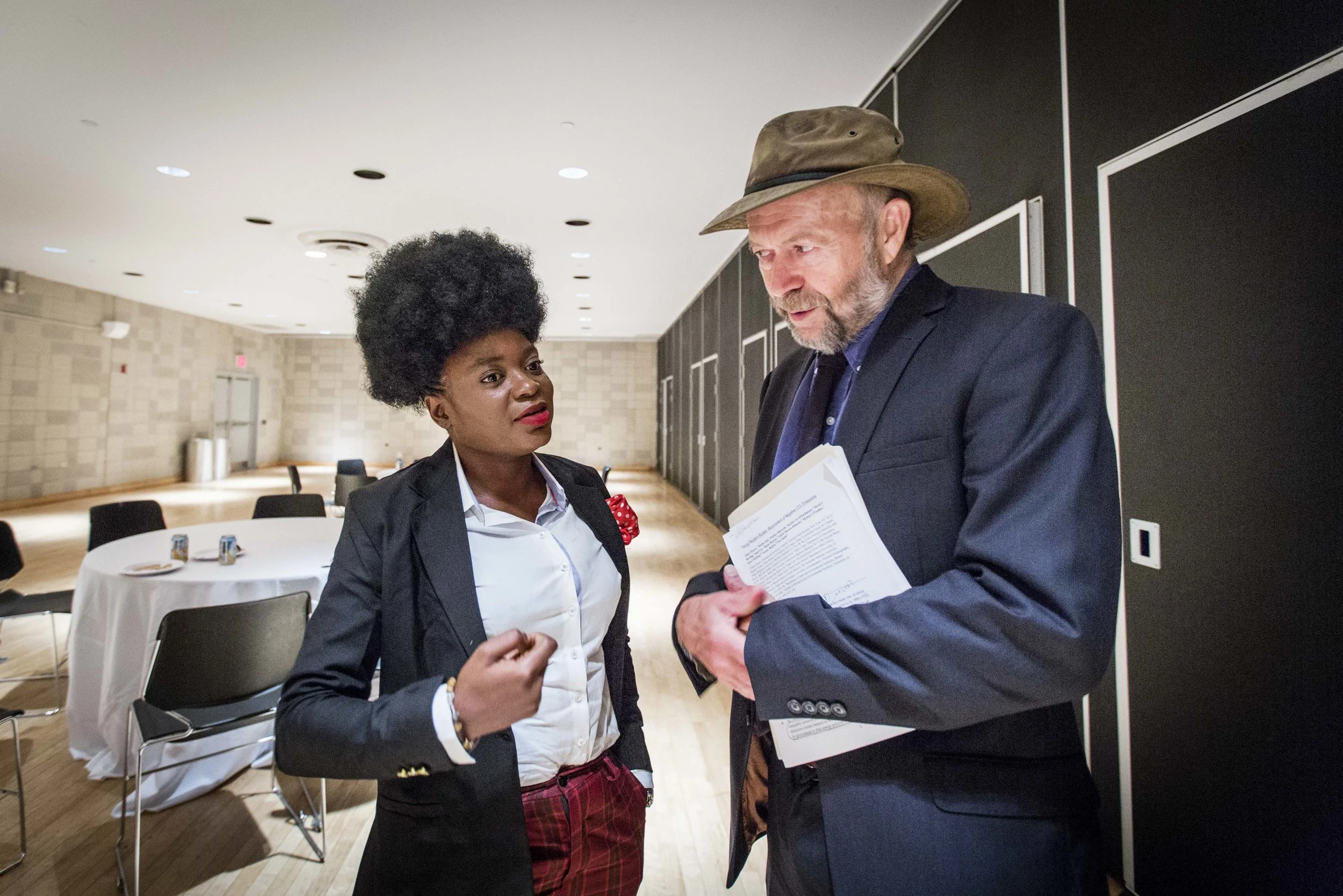 Adenike Akinsemolu and James Hansen