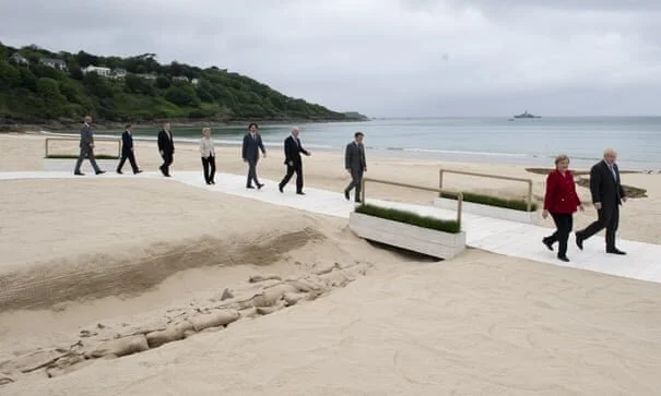 No 10 says G7 summit not to blame for rise in Cornwall’s Covid cases