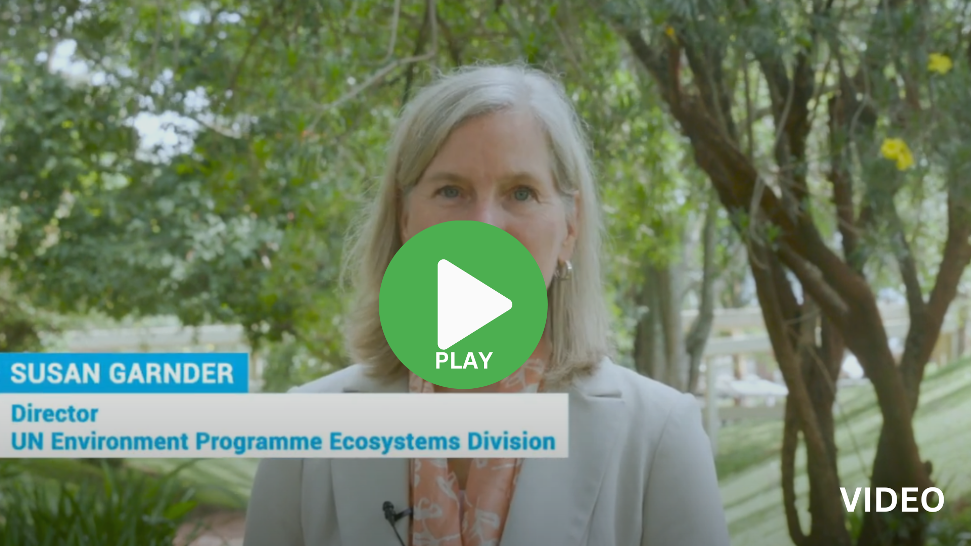 World Environment Day 2024 from Dr. Susan Gardner-Director, Ecosystems Division,  United Nations Environment Programme (UNEP), Kenya. 