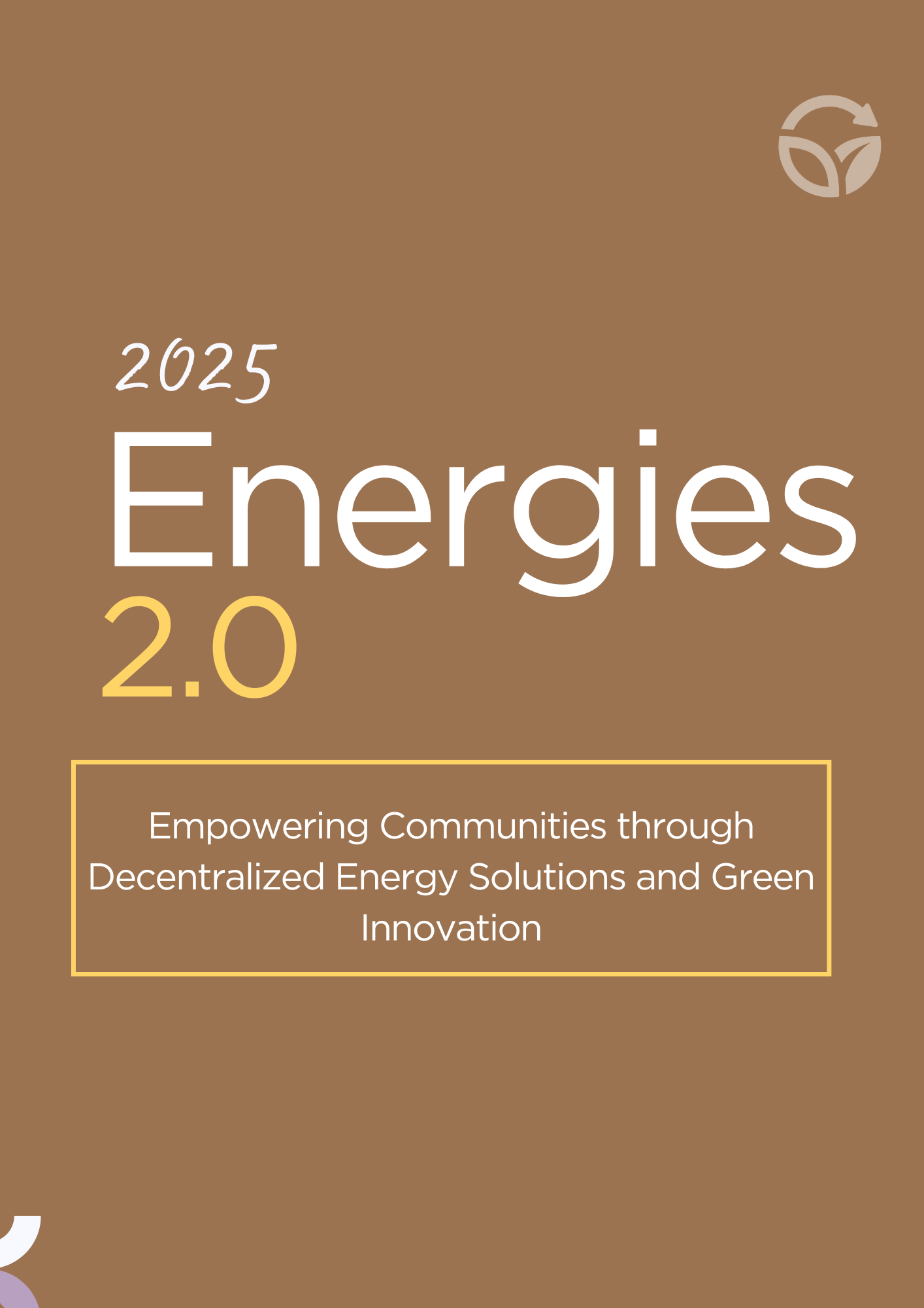 Energies 120 Conference April 24, 2025 