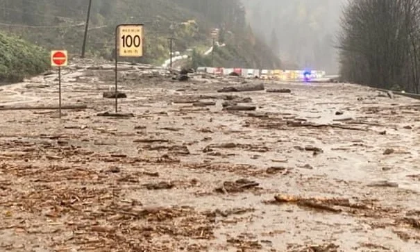 Record rainfall prompts evacuations along the Pacific north-west