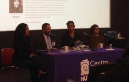 Danny Jiminian, Esq. speaking at the "Strategic Planning for Content Creators" panel for the 2016 International Puerto Rican Heritage Film Festival (IPRHFF).