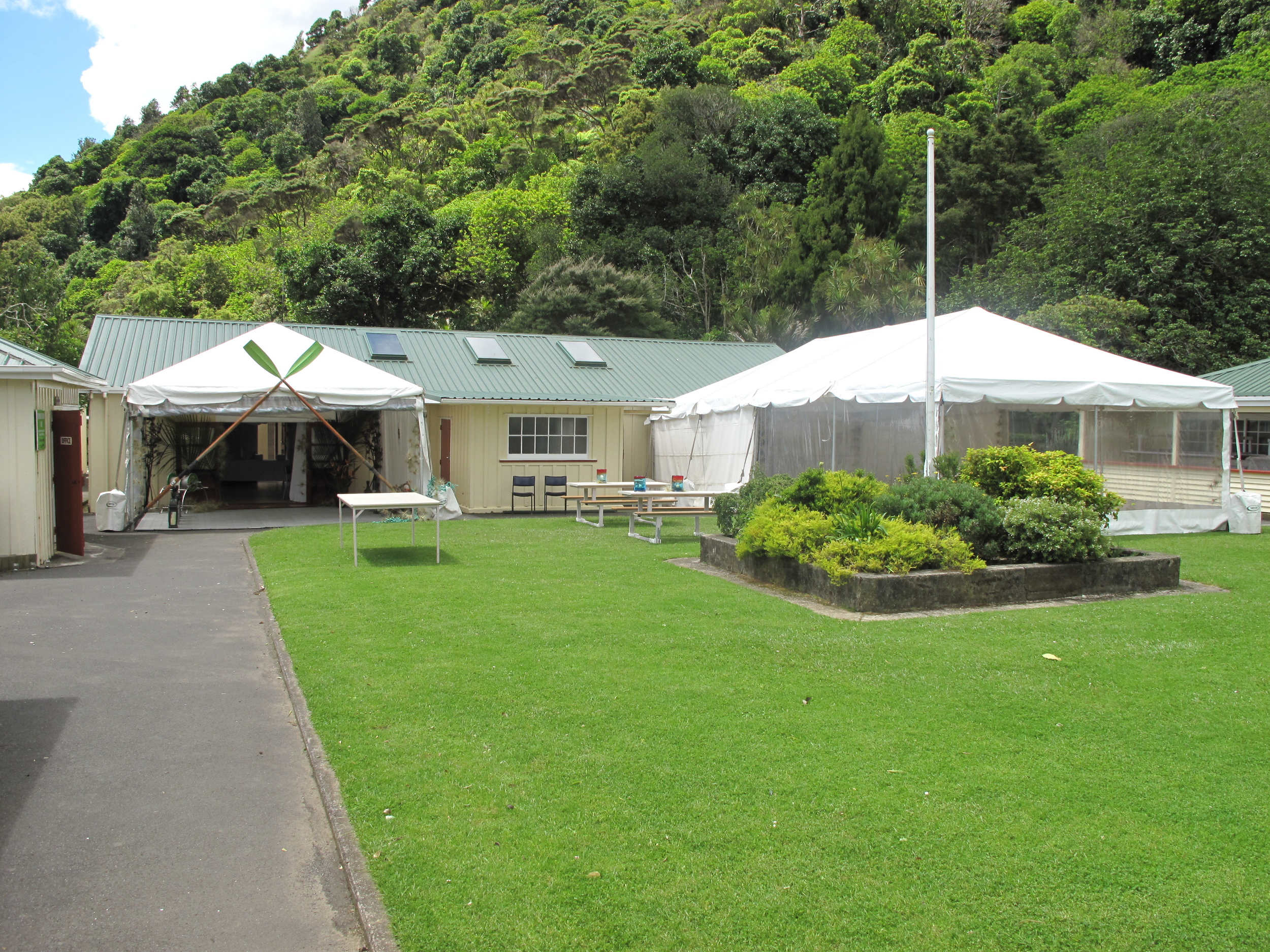  Marquees are permitted with prior arrangement. 