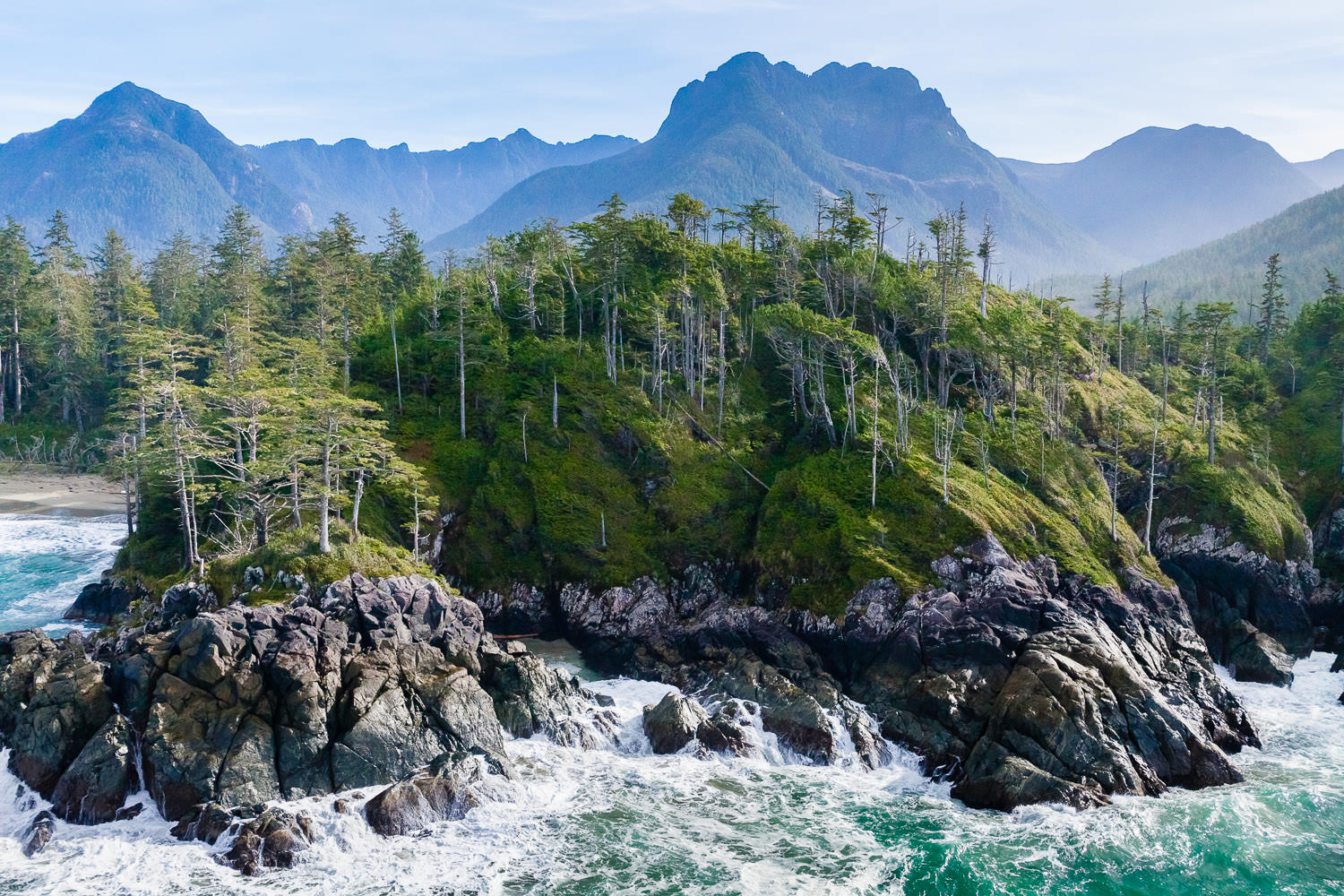 A second shot from the north side of the Brooks Peninsula. I'm captivated by the ruggedly beautiful and wild coast found here. A land so perfectly sculpted by the intense wind and waves that have washed over its hills and shores for millennia. This …