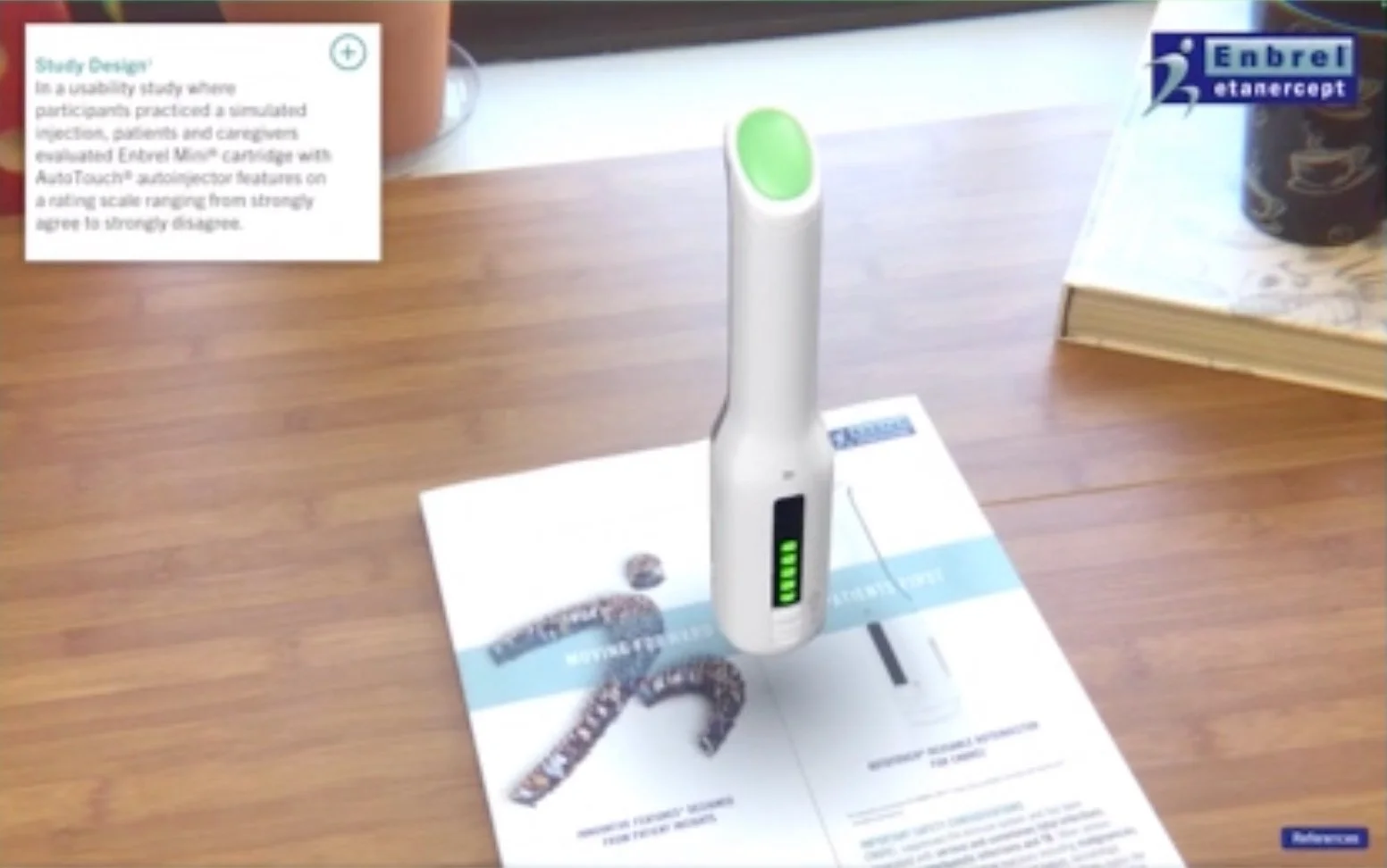 AR experience enhanced iCVA