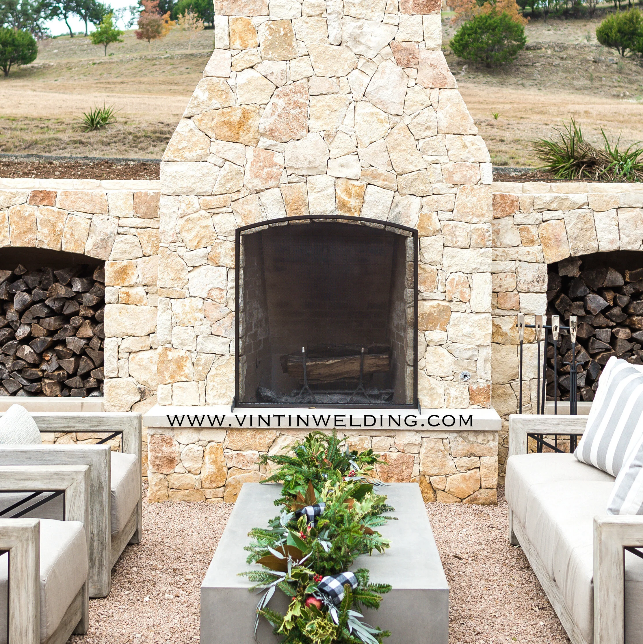 Stainless Steel Firescreen by VinTin Welding