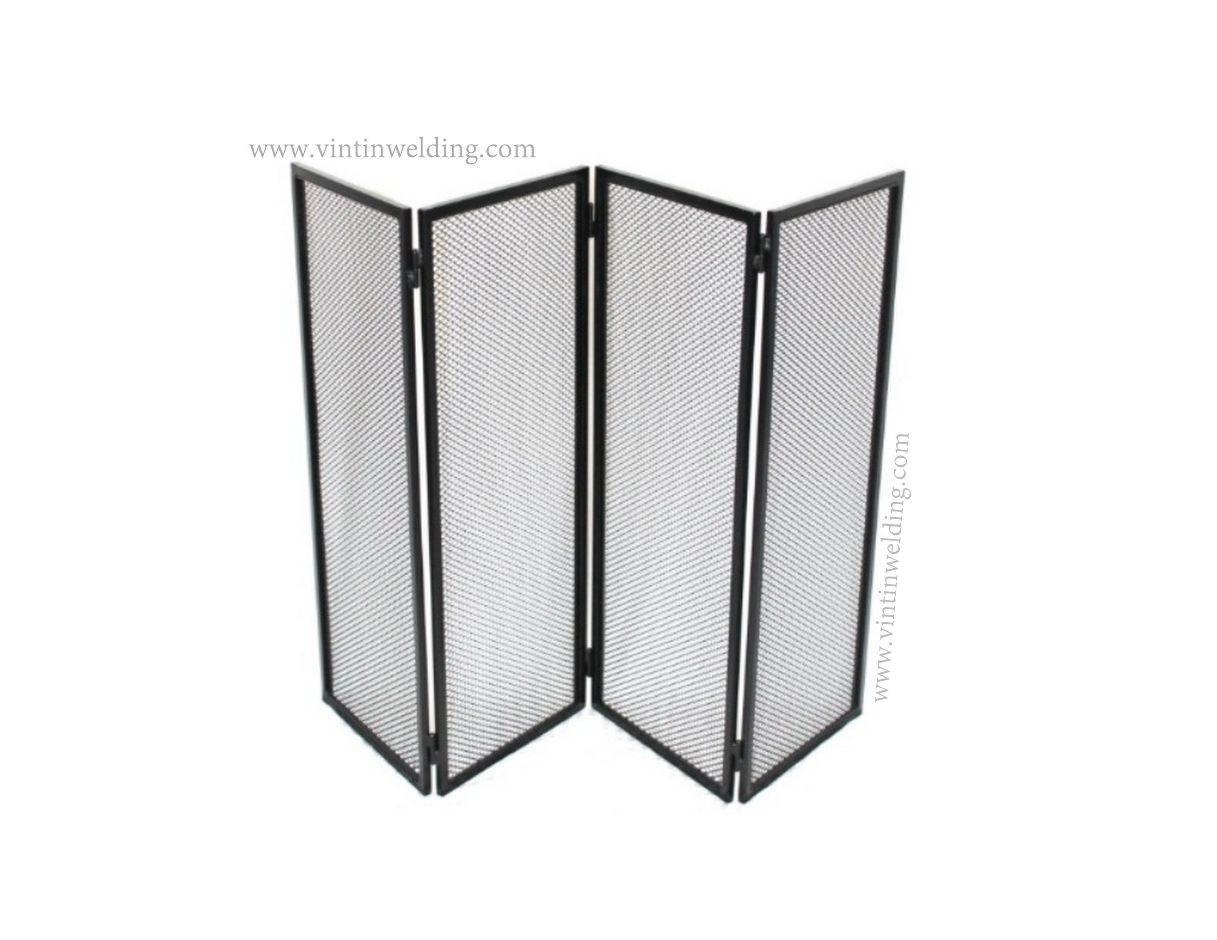 YANJ Fireplace Screen Folding Fireplace Screens with Stainless
