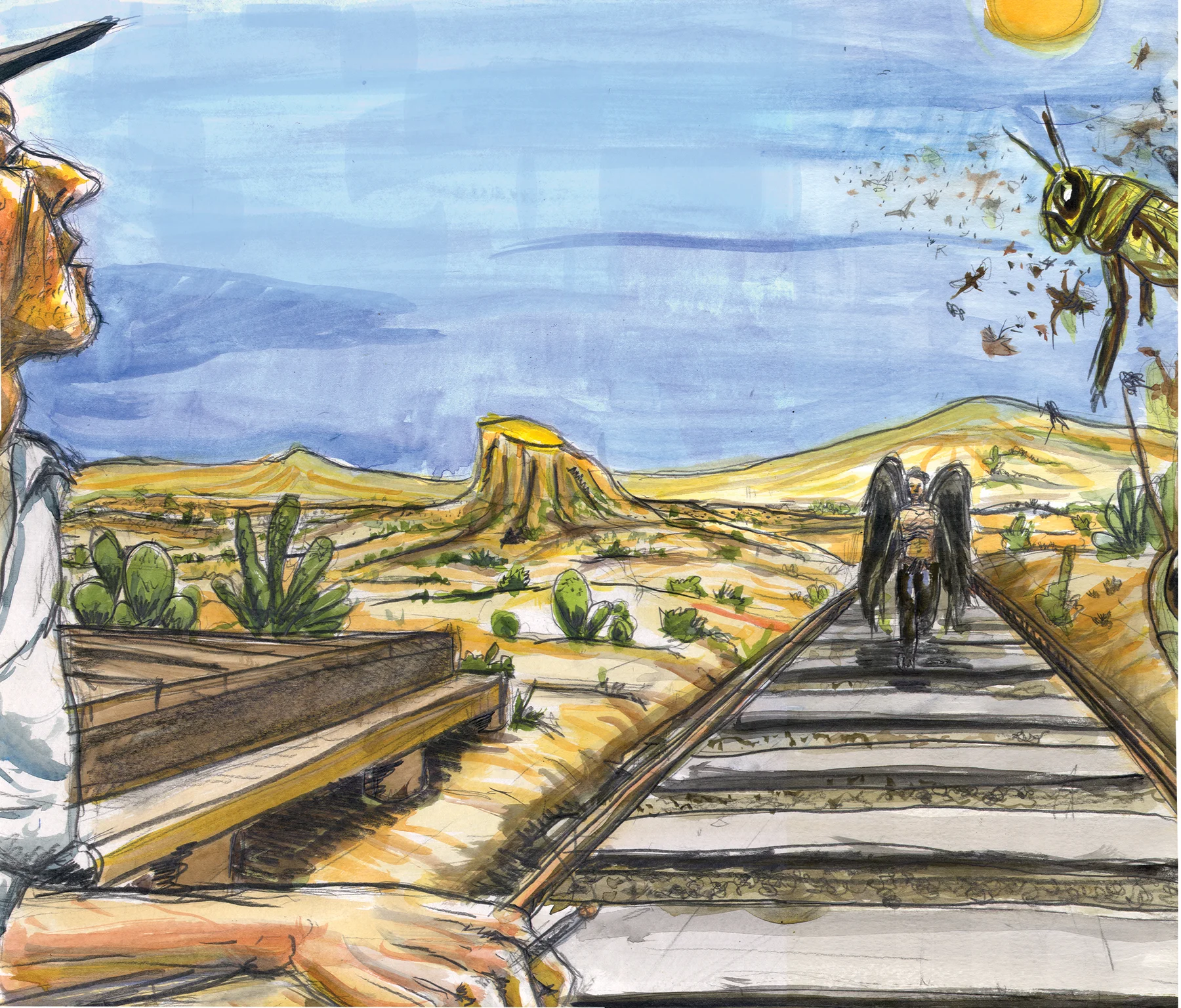 Original cover painting for Part 2