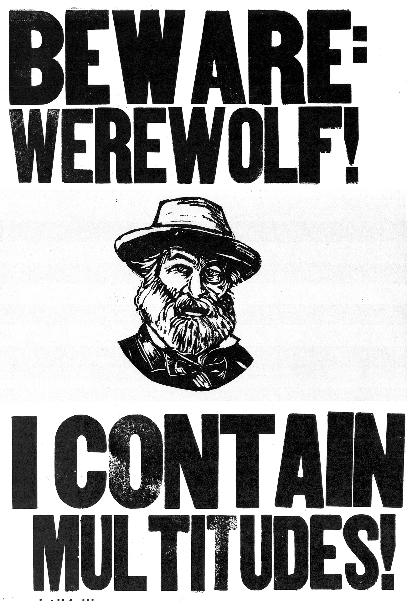 Walt Whitman poster