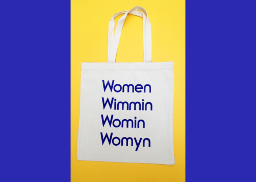 WWWW tote bag by MODERNWOMEN LA ($20)