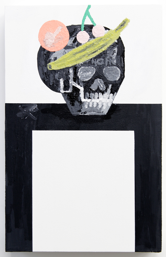 Feast for the Eyes #1 , 2015, acrylic on wood, 22 x 14”