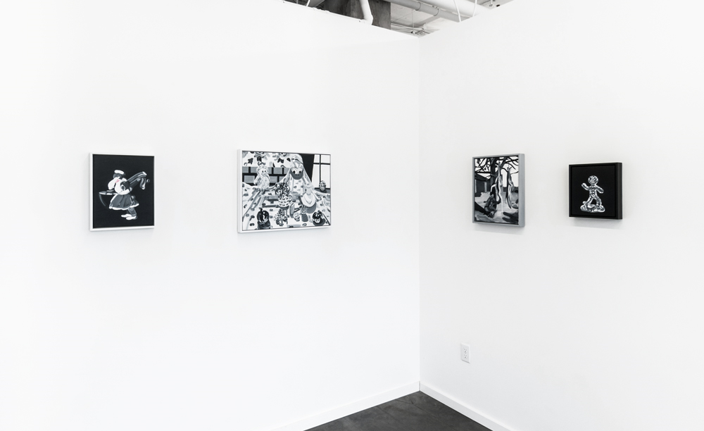 Installation view of Stupid Man , on view through June 20, 2016