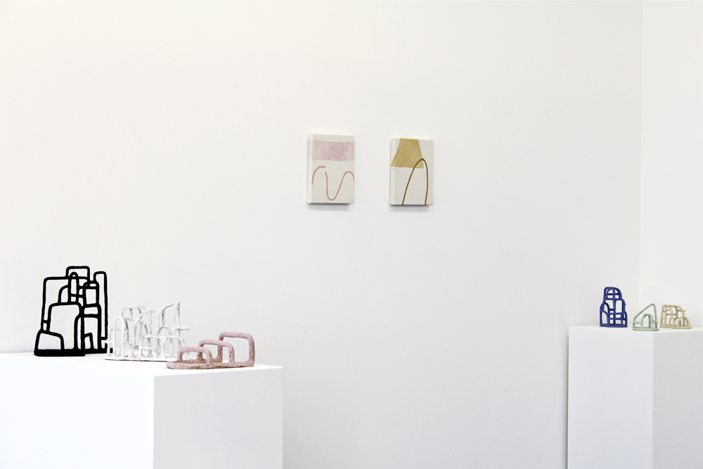 Sculptures by Amanda Leigh Evans & paintings by Anastasia Greer, on view through August 28, 2016