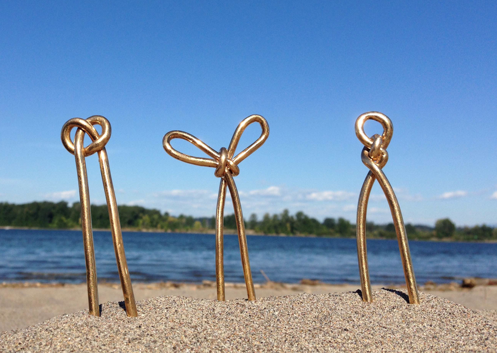 New bronze chignon pins from LASSO! 
