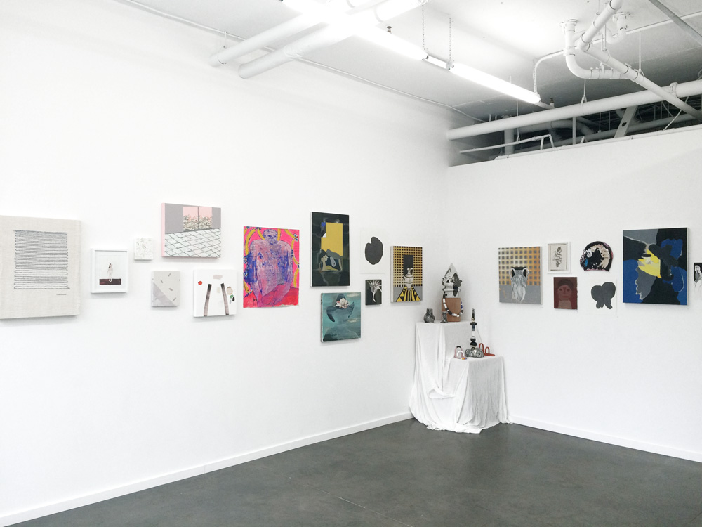 The gallery hung salon style for one night only during our Young Collector Event on March 1st