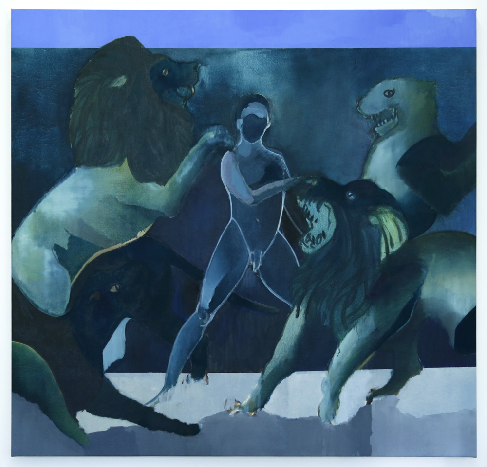 Tamer , 2017, oil on canvas, 46 x 48"