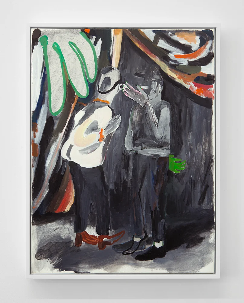 Ty Ennis, Mardi Gras , 2018, acrylic on canvas, 24 x 18 inches
