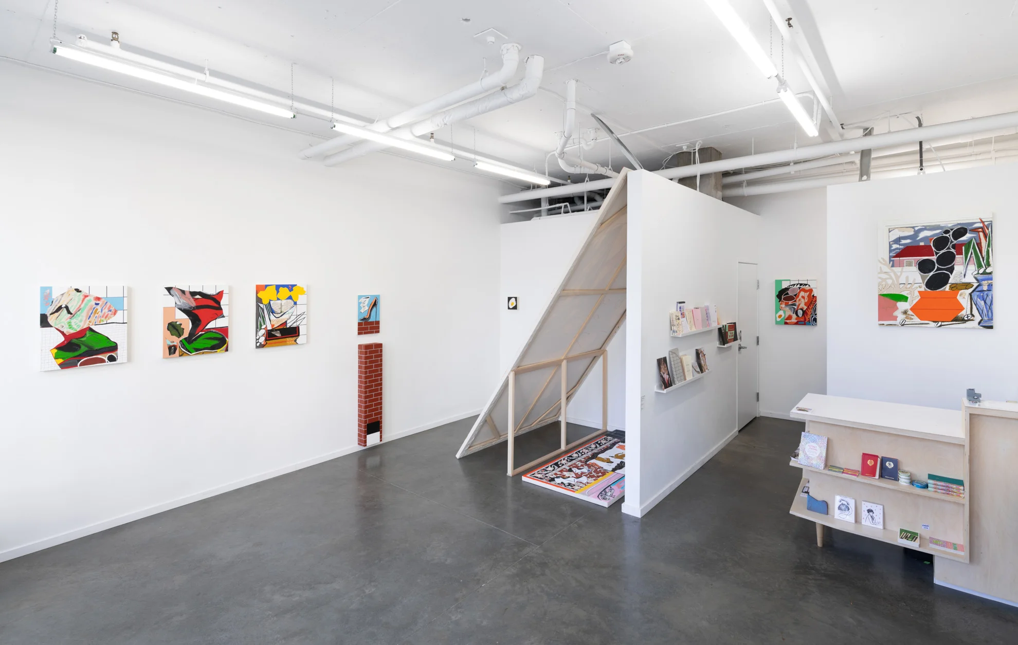 Shoehei Takasaki’s exhibition, Where did you sleep last night? First installation.