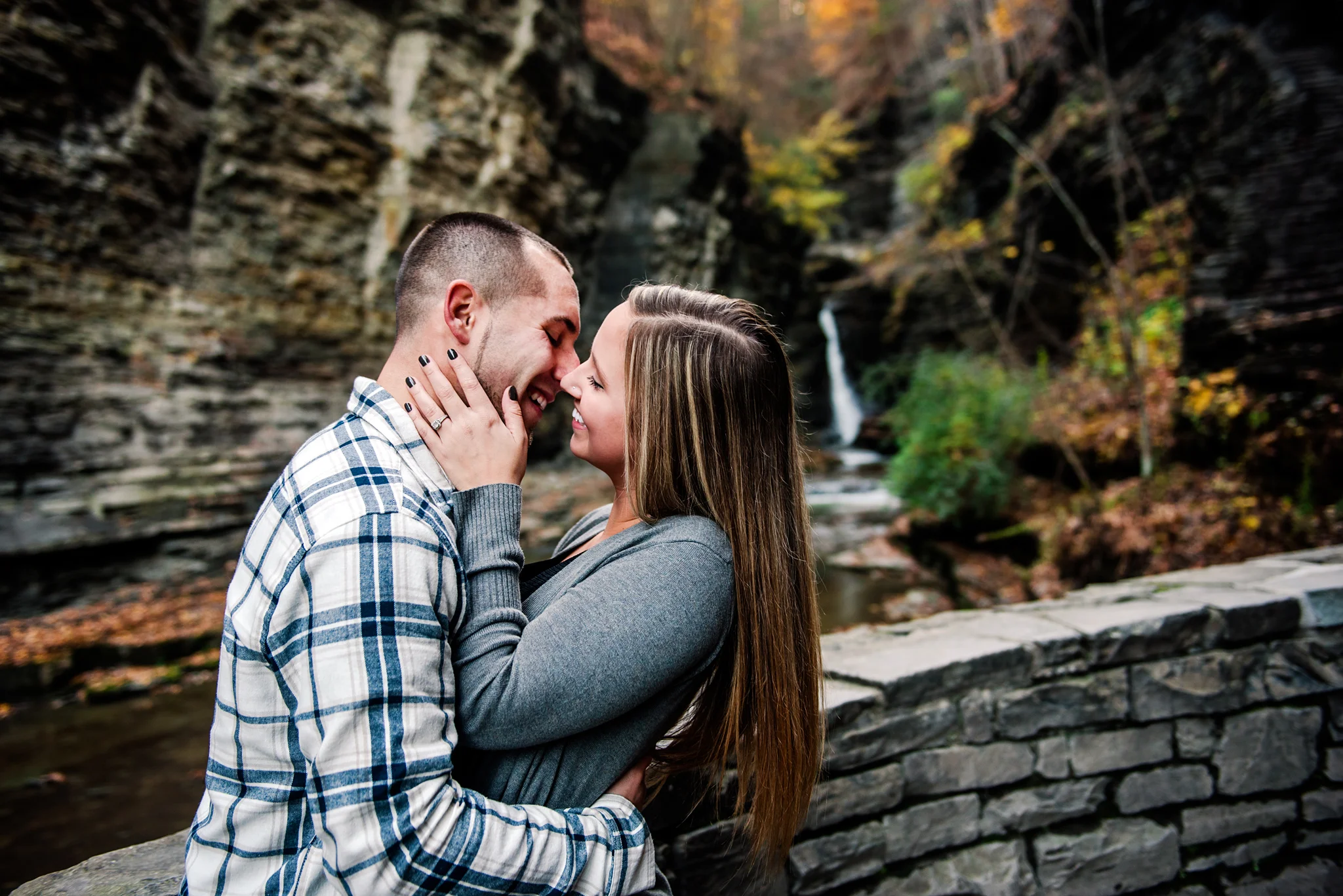 Watkins Glen State Park - Finger Lakes Engagement Session | Mike + Samantha