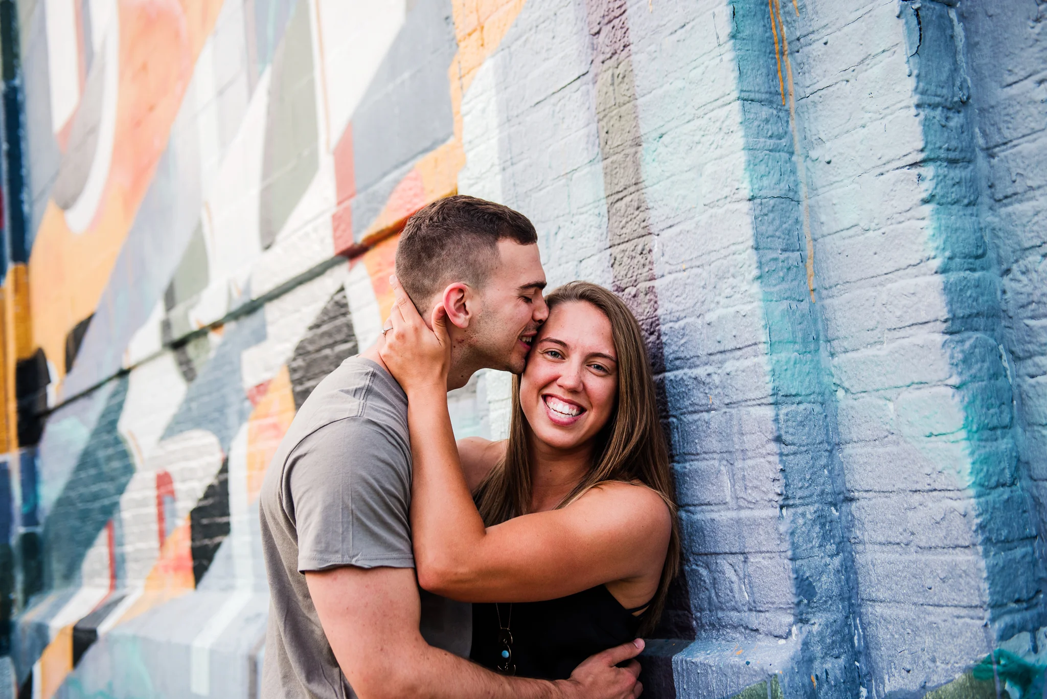 Memorial Art Gallery + Street Art - Rochester Engagement Session | Ethan + Sarah