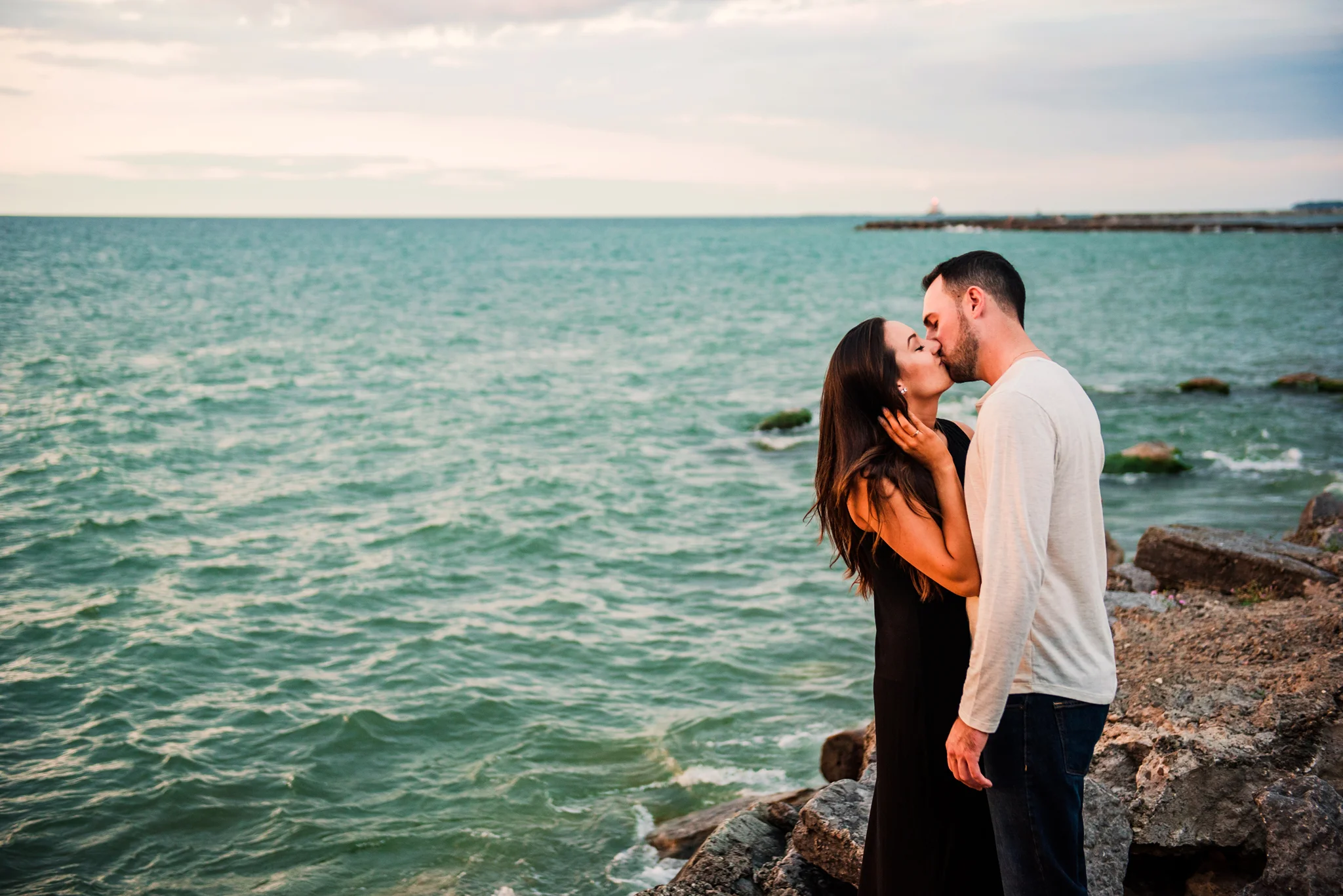 Fallbrook + Lake Ontario - Syracuse Engagement Session | Connor + Katie