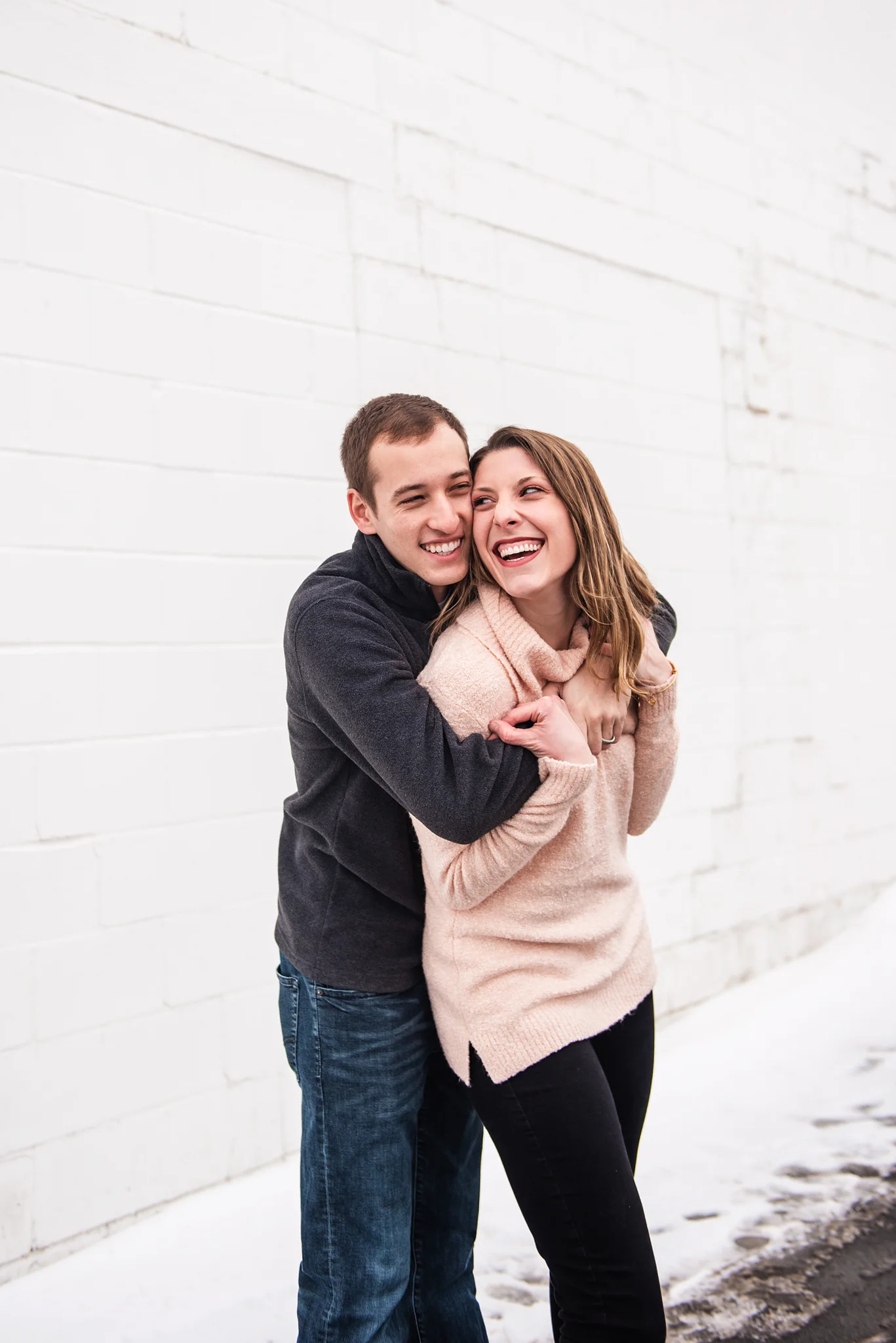 Spencerport Village - Rochester Couples Session | Justin + Liz