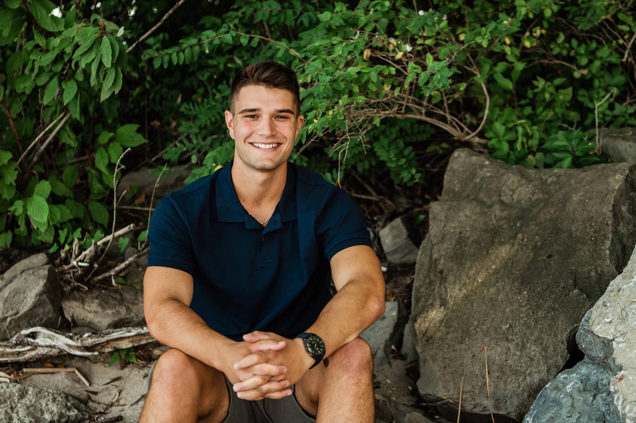 Lakefront Property - Rochester Senior Portrait Session | Joseph