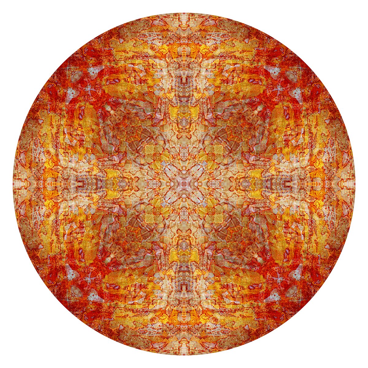 © TREE BARK ROUND COMPOSITION No.838
