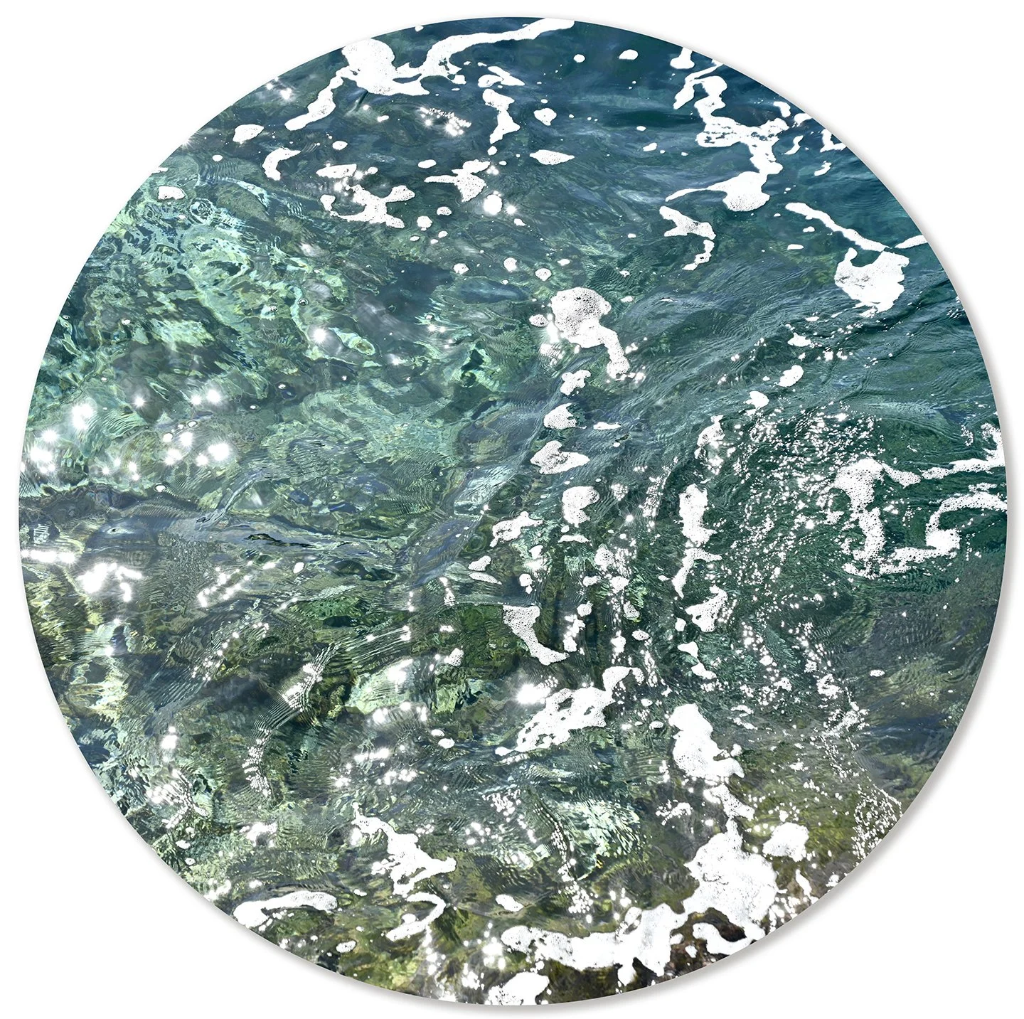  ABSTRACT PHOTOGRAPHY / ⌀ 40 in  Limited edition artwork, signed, numbered, and stamped with the artist's signature. Printed on high-quality Dye Sublimation onto White Aluminum with gloss, semi-gloss, or matte finishes. 