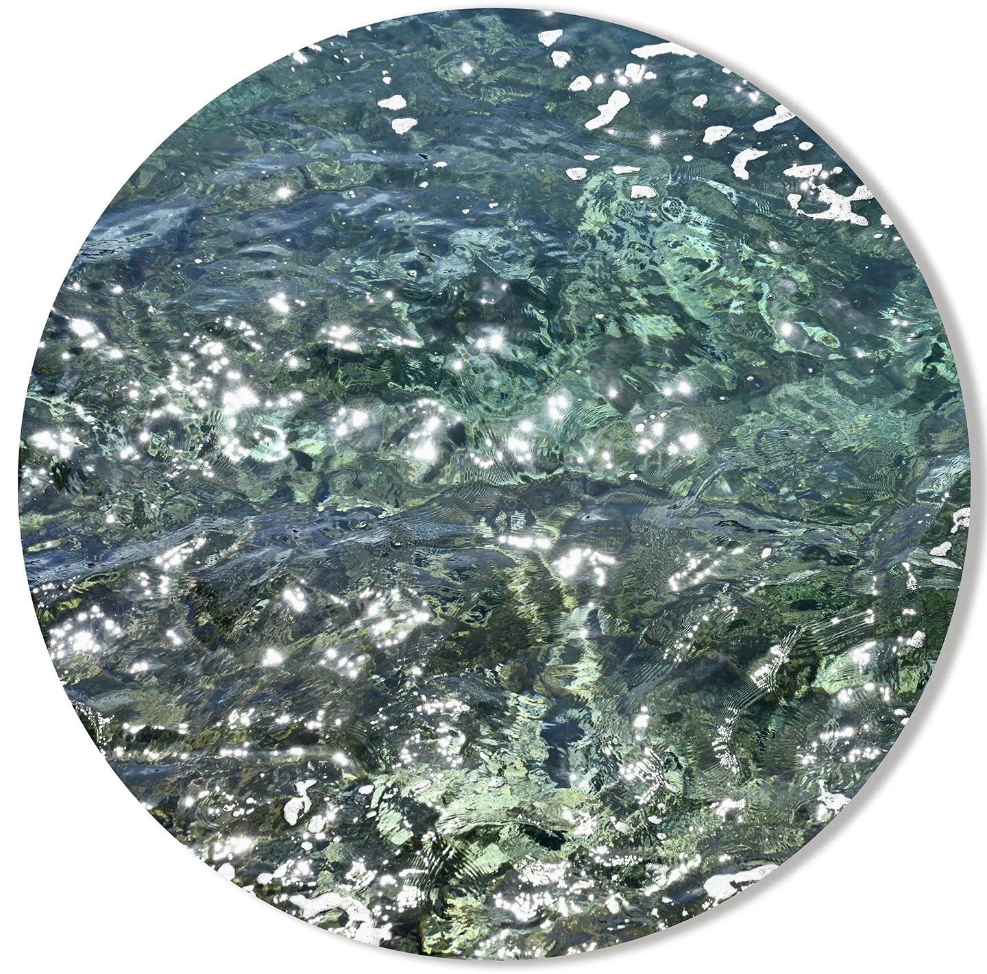  ABSTRACT PHOTOGRAPHY / ⌀ 40 in  Limited edition artwork, signed, numbered, and stamped with the artist's signature. Printed on high-quality Dye Sublimation onto White Aluminum with gloss, semi-gloss, or matte finishes. 