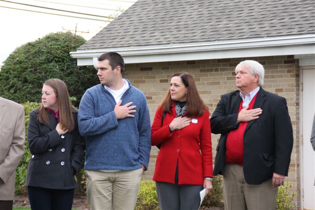 Baker-flagpole dedication-Oct2013 006.jpg