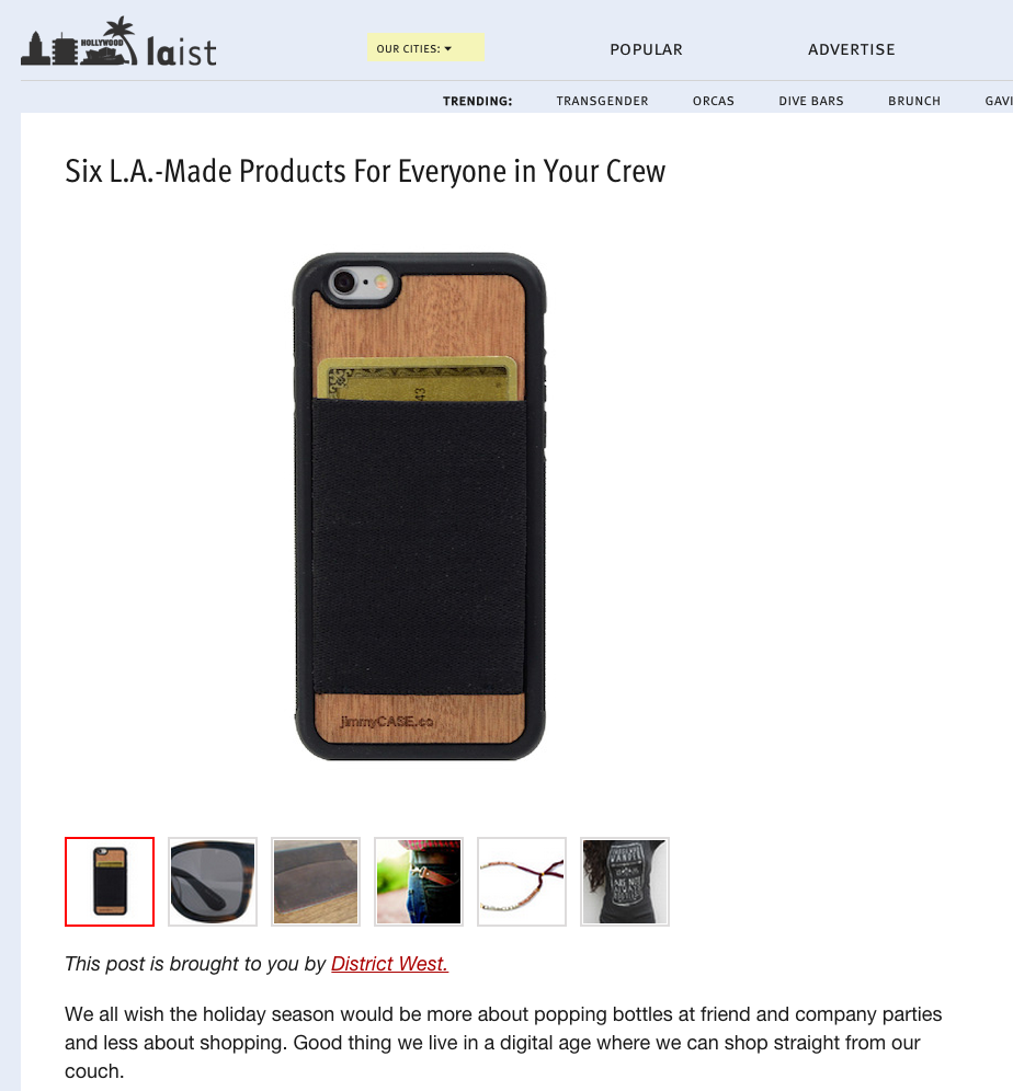 Sponsored Post - LAist