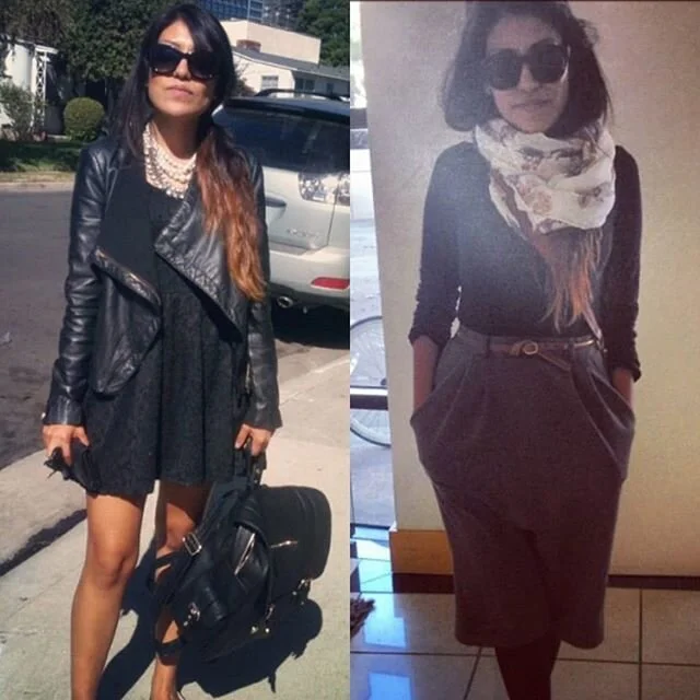 #tb my first year in LA. Obsessed with fashion blogs. Ew ombre.