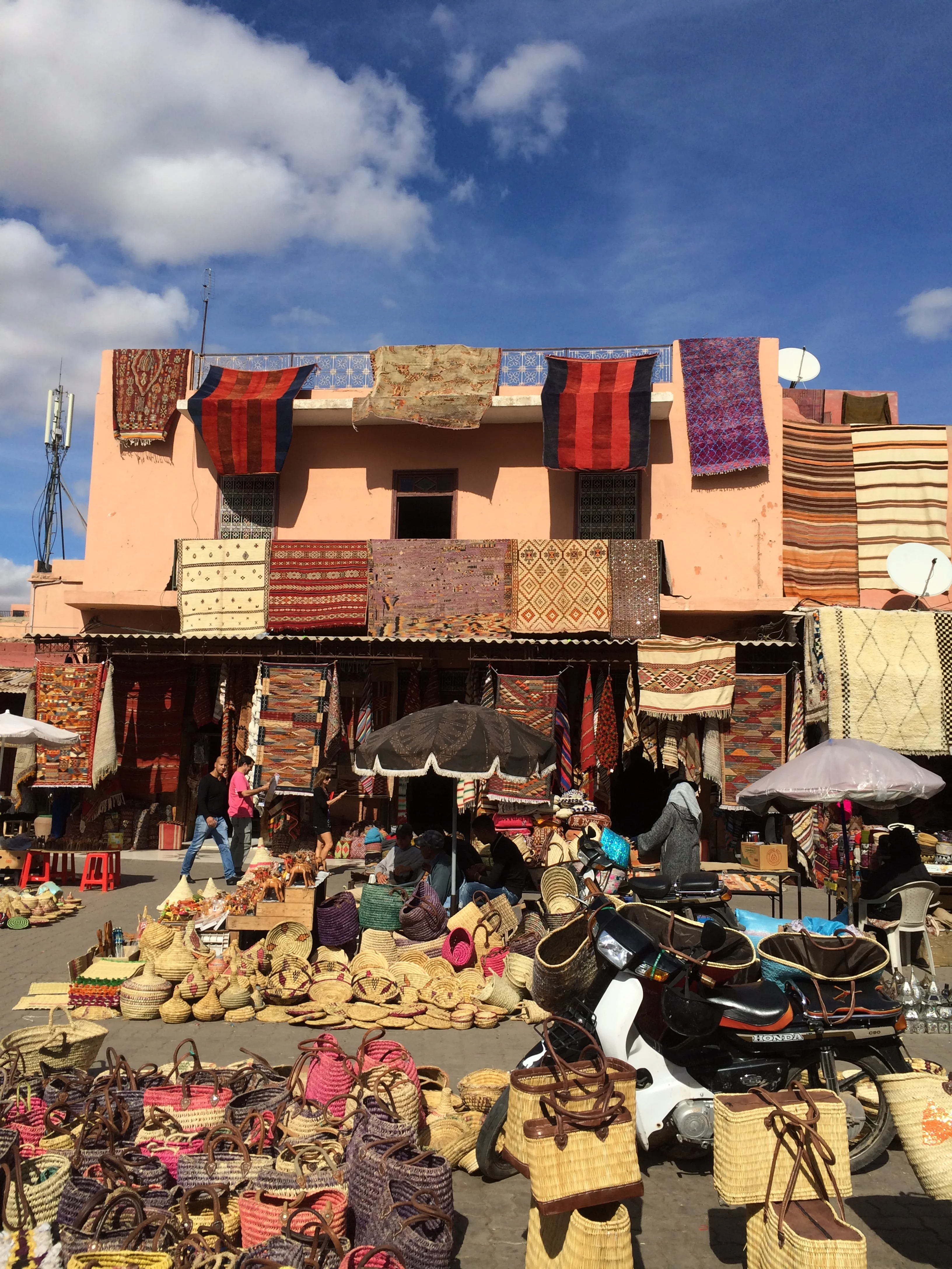 A small square in the Medina of Marrakech