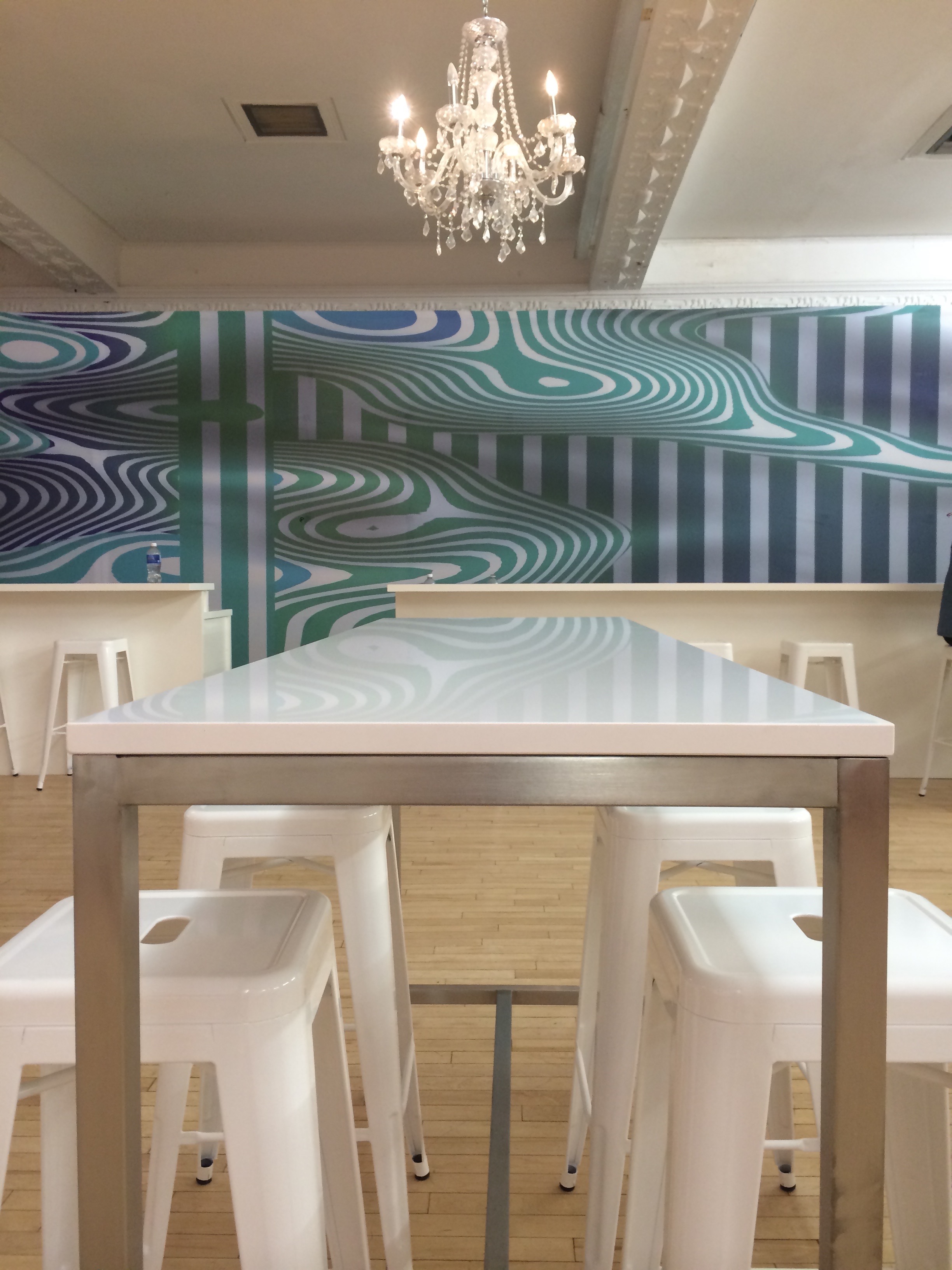 Bar Built by Jeff Crews ; Bar Graphic Designed by Khalil Jamal Photo by: Quinn Tabbitt