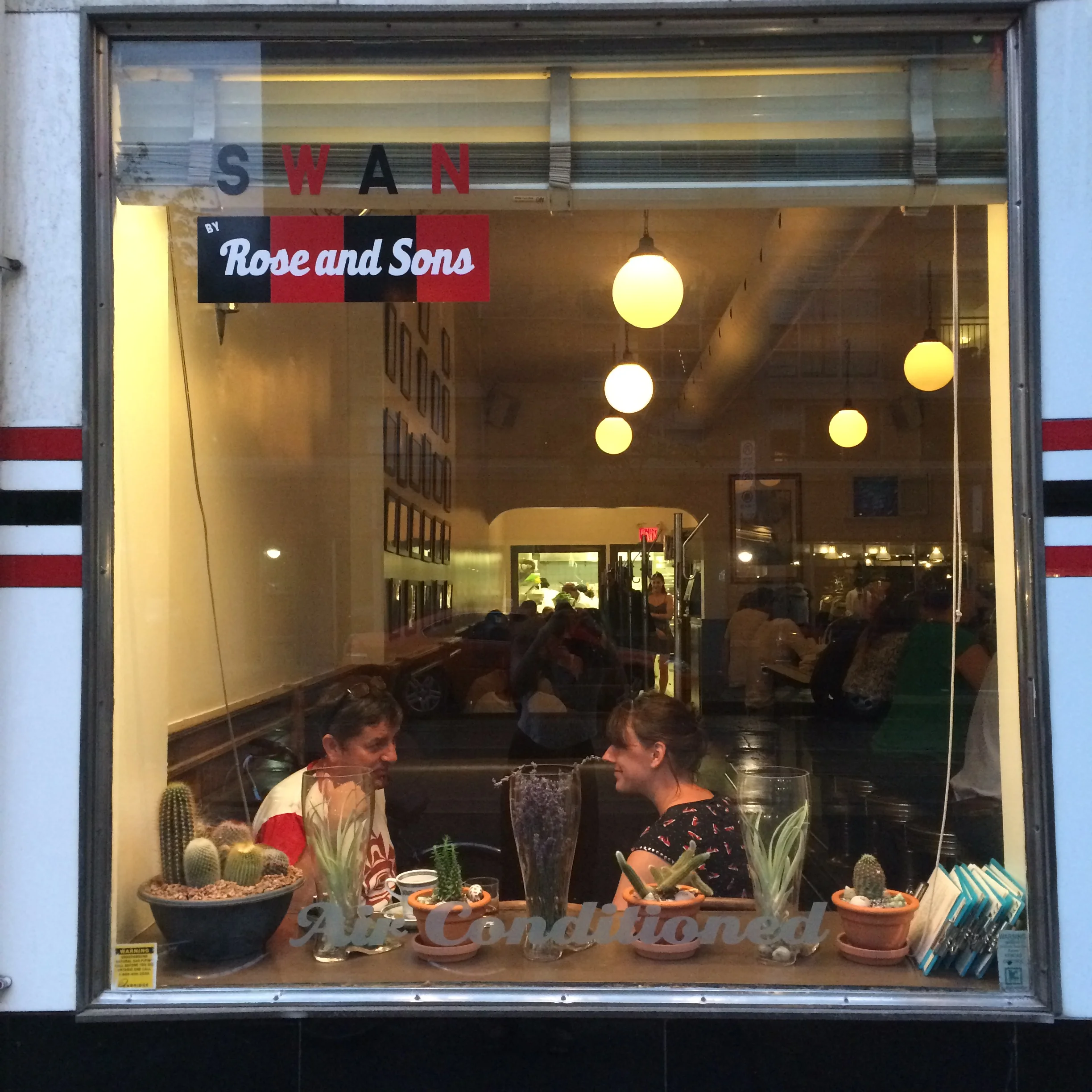 A sneak peak through the window.