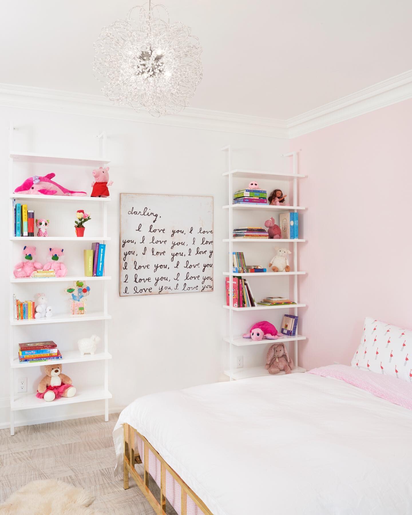 Pretty in pink! This bedroom would make any kid want to spend time in it. Sweet dreams!