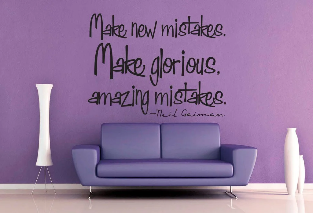 Learning: Try To Make New Mistakes!