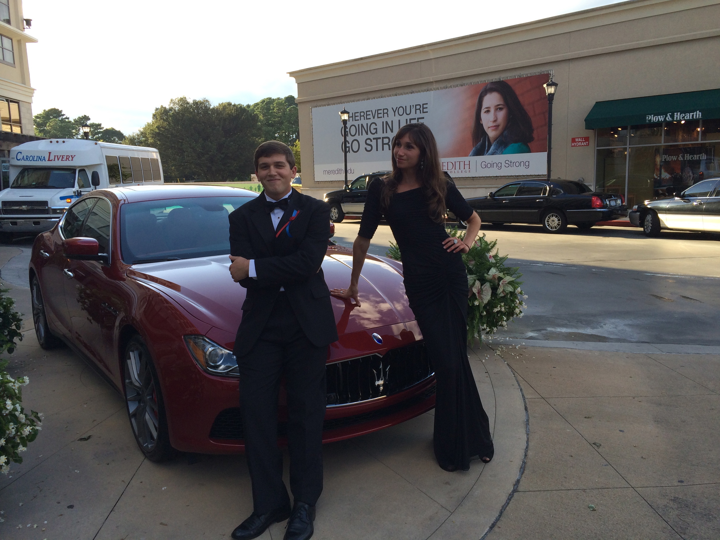 Spencer and I had a lot of down time since we weren't really key players this weekend. We just hung out.. and took random pictures in front of really nice cars :)