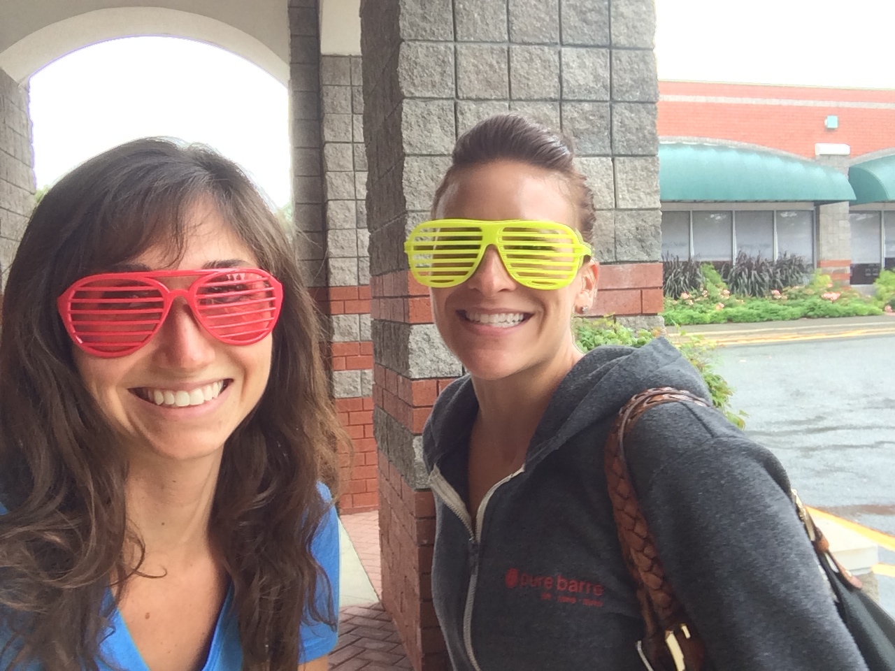 Marissa and I went shopping for our Pure Glow Pure Barre Class!