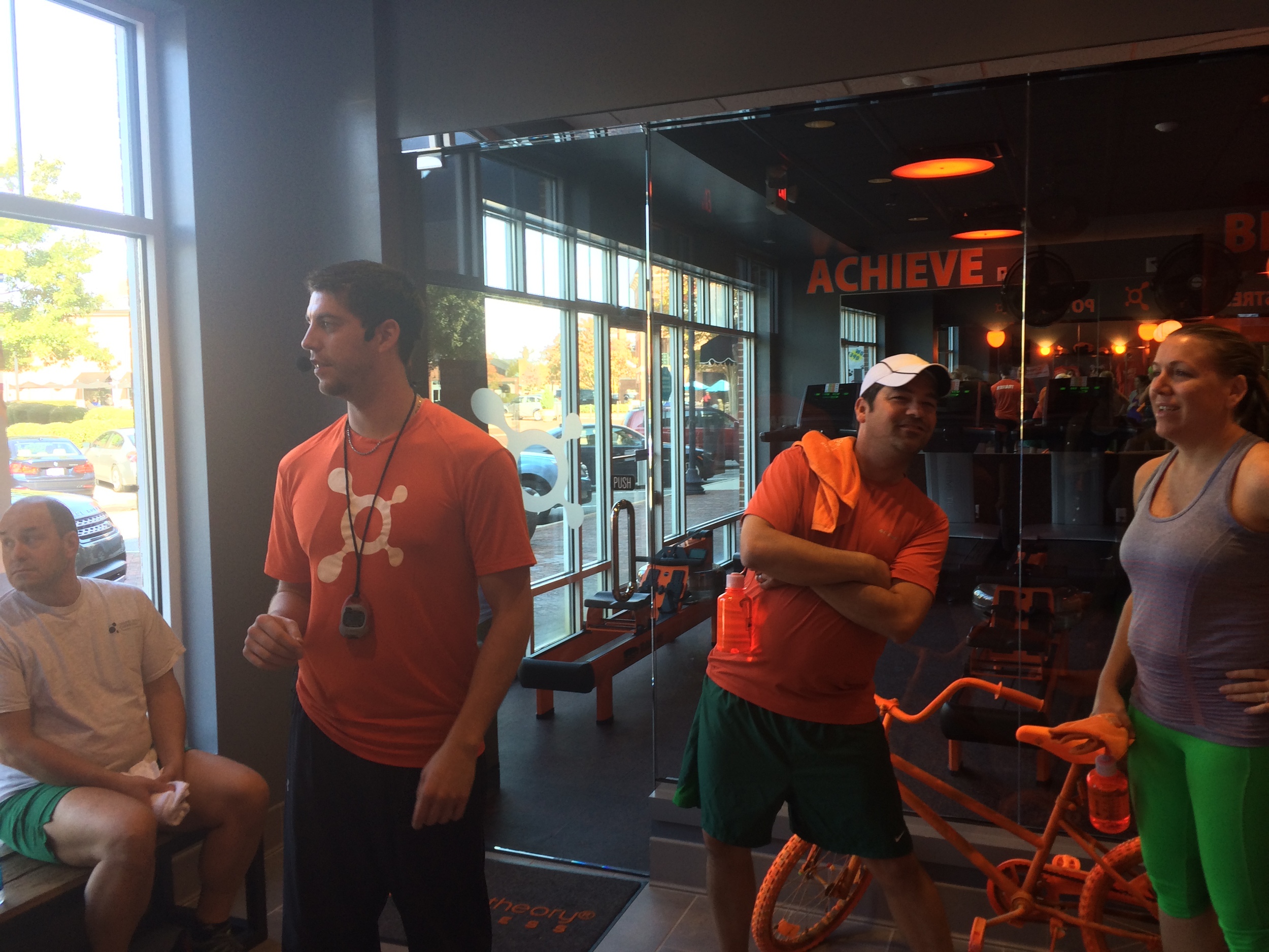 Picture of Joe talking to us