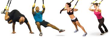 There are some examples of what you would do during a TRX class. 