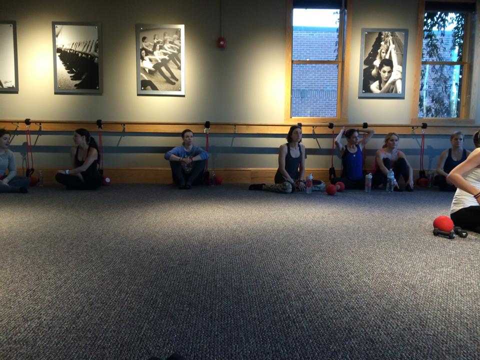 We all look tired after class.