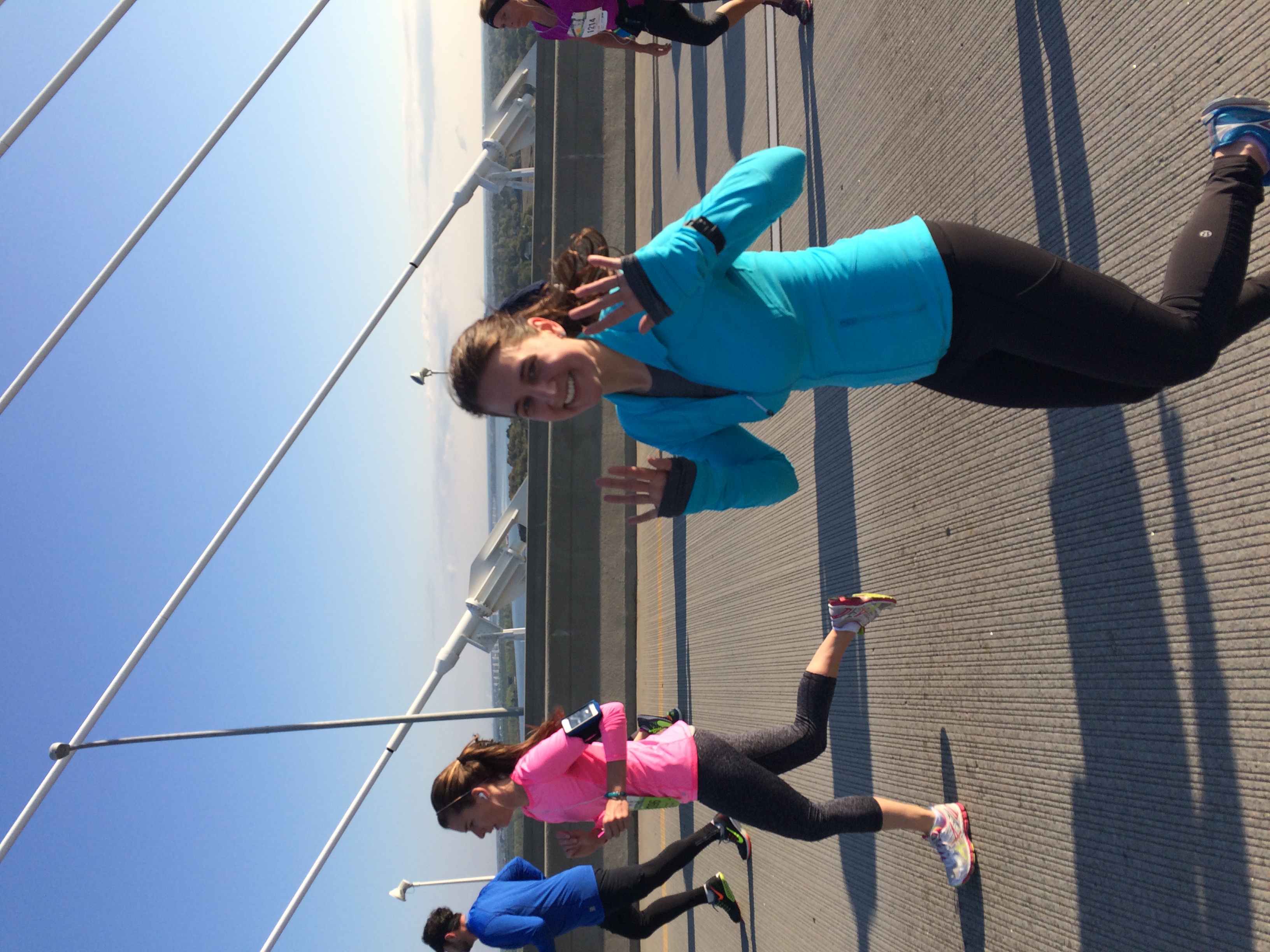 Kat with me on the bridge.