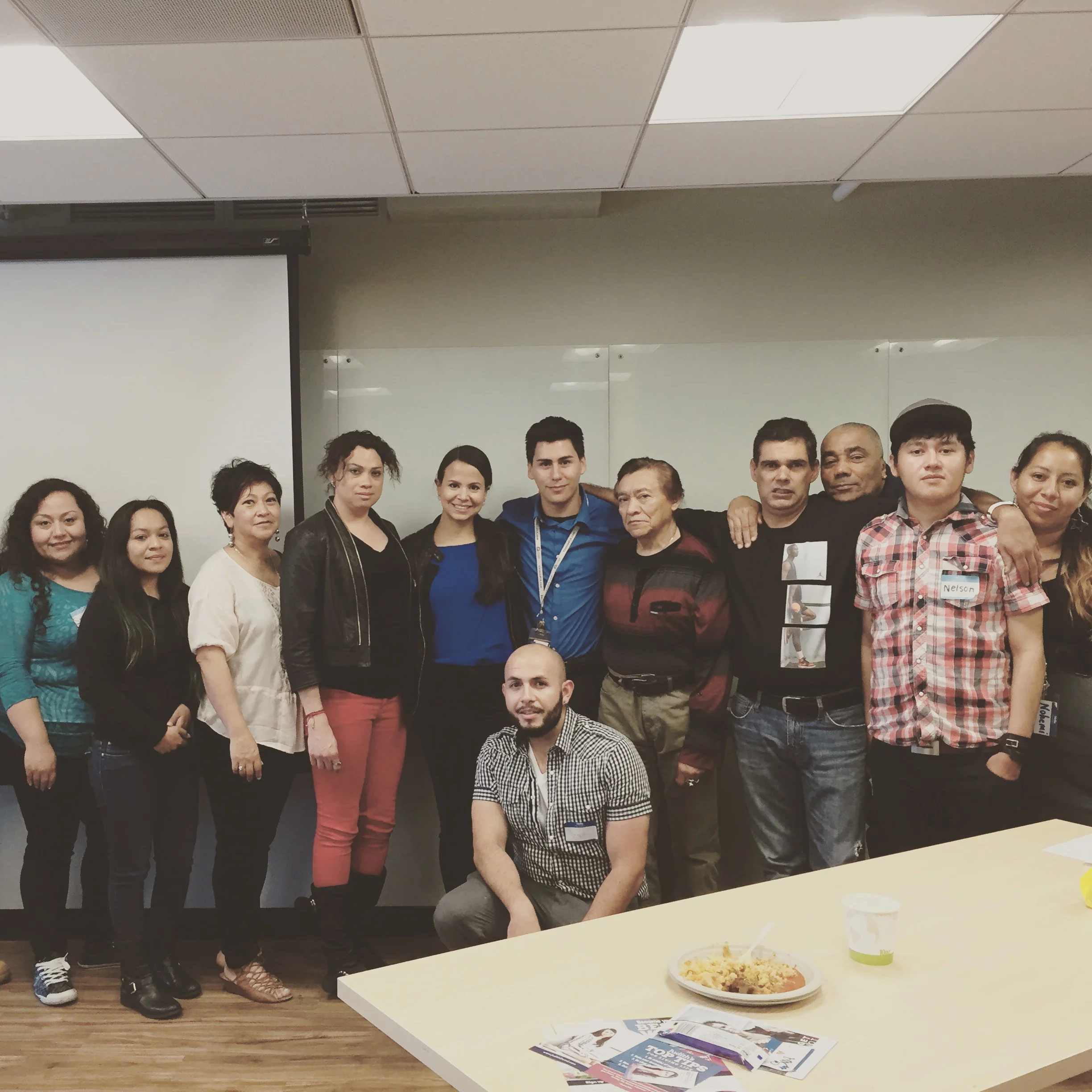Wrapping up a great day with the participants!