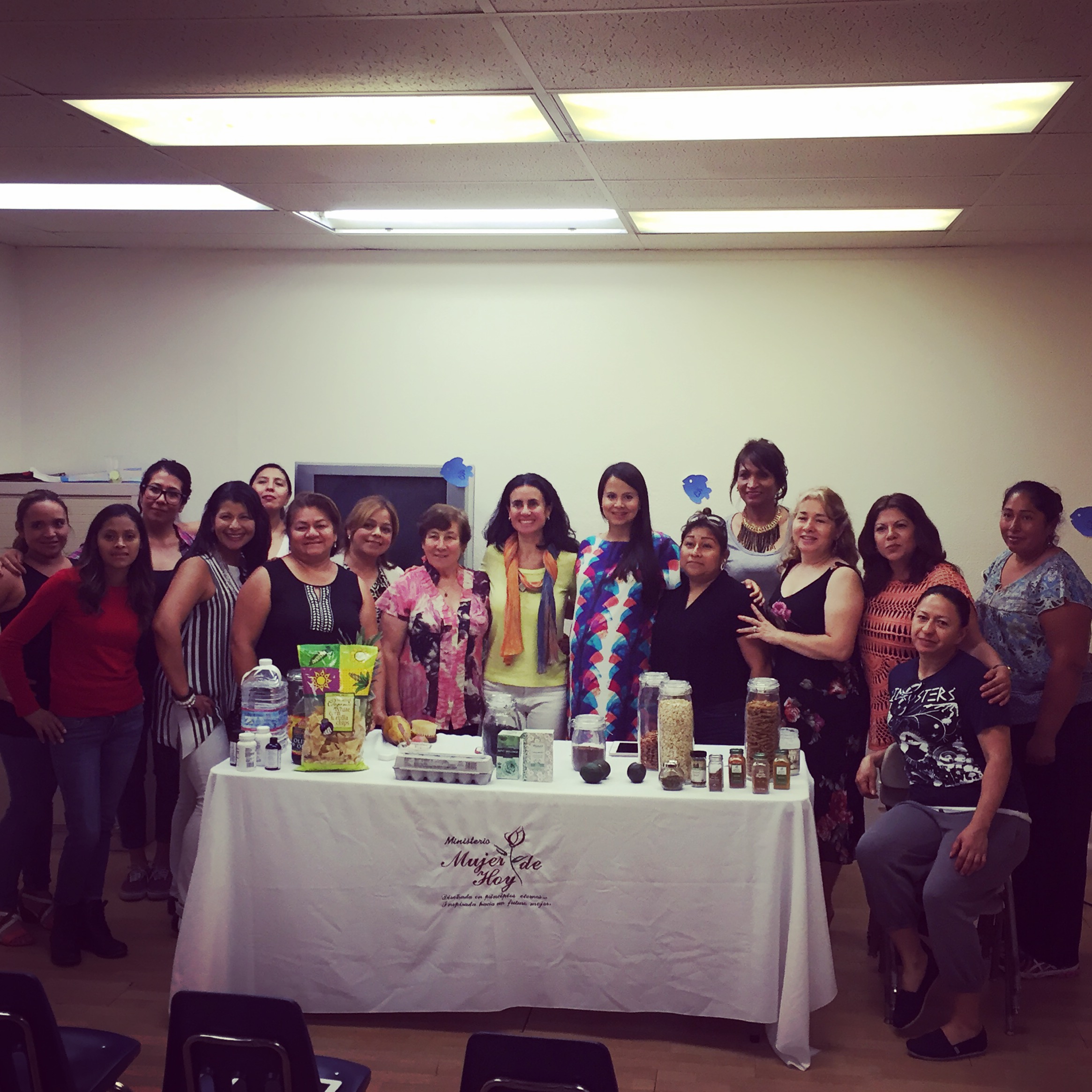 At the workshop along with all of the wonderful participants!