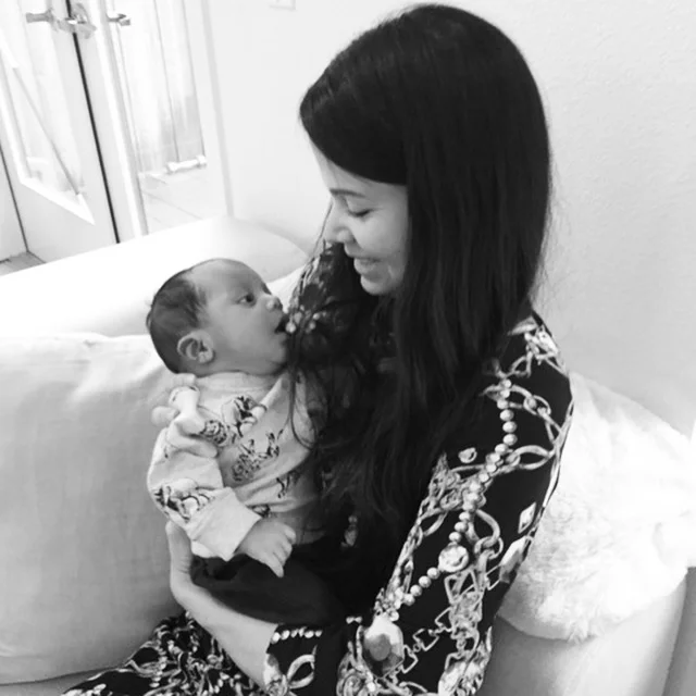 Here I am with my little one!