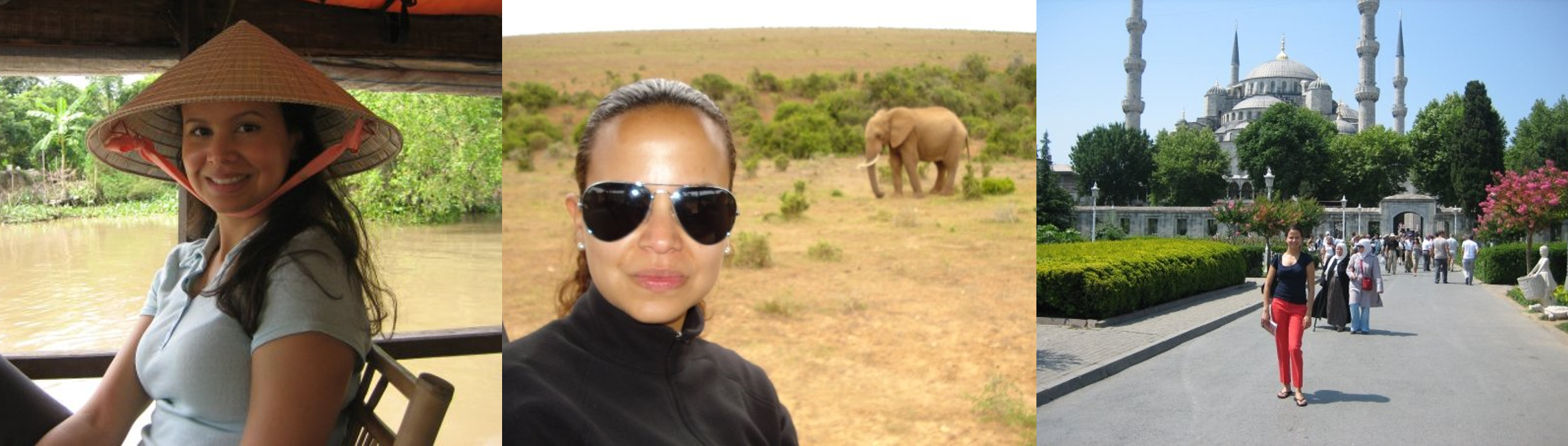 (1) Explorando en Vietnam, (2) Un viaje que cambio mi vida en Sudáfrica, (3) En Estambul, una de mis ciudades favoritas